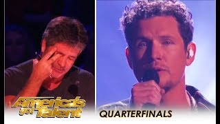 Simon Cowell BREAKS DOWN Crying On Live TV After Michael Ketterer on Americas Got Talent [upl. by Otnas127]