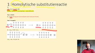 homolytische substitutiereactie  reactie met radicalen [upl. by Eelta912]