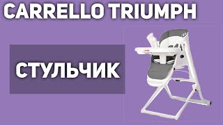 Стульчик для кормления CARRELLO Triumph [upl. by Orodoet]