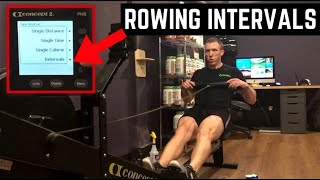 EPISODE 6 HOW TO PROGRAM INTERVALS ON THE ROWER [upl. by Christal]