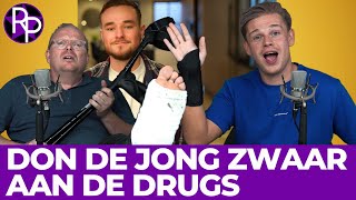 Don de Jong zwaar aan de drugs amp Jan Roos valt bij Roxy Dekker dronken van trap [upl. by Rollins]