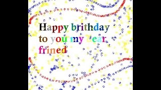 how to make birthday card in ms paint  princes of online videos [upl. by Paynter25]