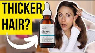 THE ORDINARY HAIR DENSITY SERUM  Dermatologist Review [upl. by Llenyl]