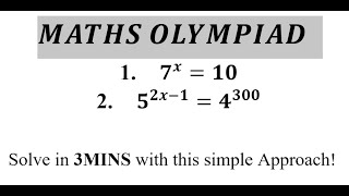 Easy Maths Olympiad Question [upl. by Decker543]