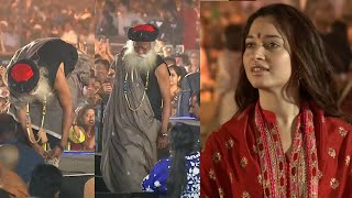 Tamannaah immersed in Divinity  Maha Shivaratri 2024 Celebrations  ISha LIVE  TV5 News [upl. by Mamie119]