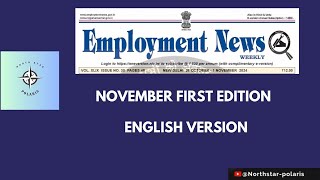 EMPLOYMENT NEWSPAPER pdf this week 26 oct  01 nov 2024 week EDITION  ROJGAR SAMACHAR Emp news [upl. by Brok]