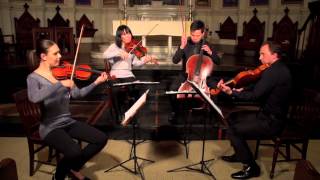 Attacca Quartet plays Fanny Mendelssohn String Quartet  First Movement [upl. by Jeane]