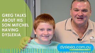 dyslexiacomau Parent Testimonial Greg father of a dyslexic child [upl. by Nudnarb]