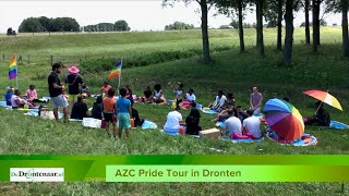 AZC Pride Tour van LGBT Asylum Support doet Dronten aan [upl. by Swetlana]