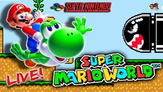 Abrindo TODAS as Fases SUPER MARIO WORLD  Super Nintendo [upl. by Derna]