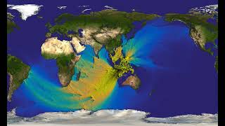 The Tambora eruption What waves of the event causing the year without a summer may have looked like [upl. by Loria635]