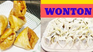 CHICKEN WONTONRAMADAN SPECIAL RECIPE BYSPICY FOOD PASSION [upl. by Aniratak582]