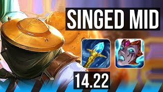 SINGED vs YASUO MID  514  KR Diamond  1422 [upl. by Revorg]