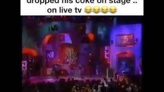 Flashback Bobby Brown Drops His Coke on Live Television [upl. by Fotina]