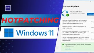 ¿Se acabaron los REINICIOS por actualizaciones Windows Hotpatching llegará a Windows 11 [upl. by Campbell488]