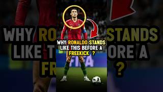 The Secret Behind Ronaldos FreeKick Stance 😲 shorts [upl. by Kcirdnek]