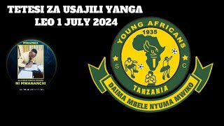 TETESI ZA USAJILI YANGA LEO 1 JULY 2024 CLATOUS CHAMA [upl. by Hinckley]