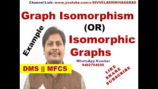 Isomorphic Graphs  Graph isomorphism  Isomorphism in Graph Theory  Discrete mathematics  DMS [upl. by Atsiuqal]