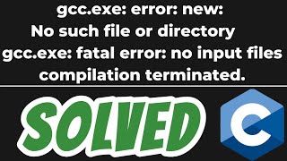 gccexe error new No such file or directory in VS Code SOLVED [upl. by Nnylyt838]