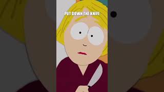 PUT THE KNIFE DOWN😱southpark funny reaction cartoon comedy memes movie [upl. by Inimod]