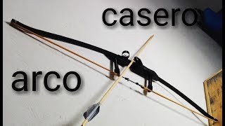 como hacer arco casero parte 1🔴con resorteHow to make a bow [upl. by Naivart11]