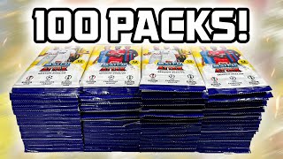 Opening 100 PACKS of MATCH ATTAX 202223 1200 cards [upl. by Zoi64]