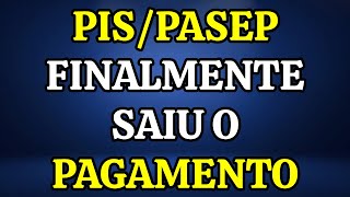 PISPASEP FINALMENTE SAIU O PAGAMENTO [upl. by Kcarb]