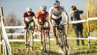 Cyclocross Racing Through an Old Swiss Village [upl. by Sparhawk]