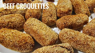 Goan Croquettes  Goan beef Croquettes  Goan snack recipe  Goan Croquettes  easy Keema Recipe [upl. by Areyk]