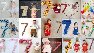 100 Trending 7 Month Baby Photoshoot ideas  Seven Month Baby Photoshoot ideas at Home 7 Month old [upl. by Shalom]