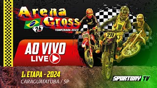 🟢 Ao Vivo 1ª Etapa Arena Cross Brasil Temporada 2024 🔴 Sábado  2505 CaraguatatubaSP [upl. by Ahsenet]