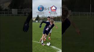 PSG vs Lille highlights 💥 shorts [upl. by Nyllewell]