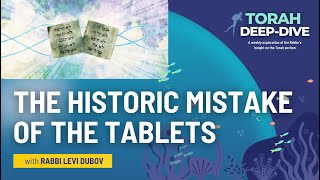 The Historic Mistake in the Shape of the Tablets  Torah DeepDive  Parshat Terumah [upl. by Volnak]