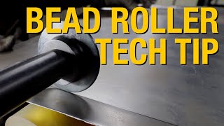 How to Get a CRISP Bent Edges Using a Bead Roller  Tech Tips from Eastwood [upl. by Rubia562]