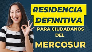 Ep 09 Residencia Permanente para ciudadanos del Mercosur [upl. by Atirak]