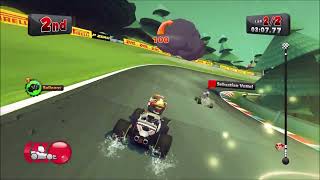 Maldonado vs Vettel  F1 Race Stars  Japanese Grand Prix  Pastor Maldonado [upl. by Tressia]