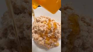 Creamiest Banana Honey Porridge 🍌🔥 in Less Than One Minute [upl. by Arden]