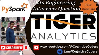 Latest Tiger Analytics coding Interview Questions amp Answers  Data Engineer Prep 2024 [upl. by Madson]