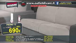 OUTLET DIVANI  Promo 08  Saldi invernali 2024 [upl. by Mingche707]