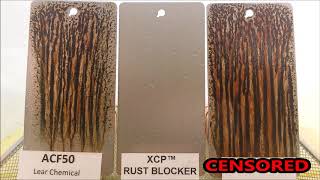 XCP™ RUST BLOCKER™ vs ACF50 amp a leading competitor Accelerated Corrosion Testing AskTheLab [upl. by Eus]