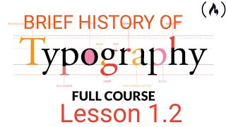 Typography12 A Brief History of Type [upl. by Iturhs]