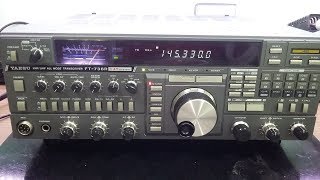 YAESU FT 736R SEM ÁUDIO DE RECEPÇÃO  PARTE 1 [upl. by Leugar136]