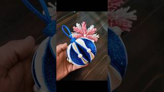 Christmas Ornament with glitter foam sheet  Christmas decoration ideas shorts chritmascraft diy [upl. by Matthaus636]