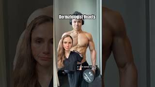 Dermatologist Reacts To Bodybuilders Acne Advice dermatologist [upl. by Leacock]