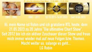 20 Jahre Die ultimative Chart Show  21052003  21052023 [upl. by Neelac]