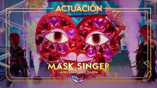 El Corazón canta El tonto  Mask Singer Adivina quién canta [upl. by Mignon]