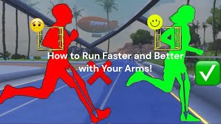 How to run faster and better with your arms🏃🏃runningform running injurypervention [upl. by Selokcin]