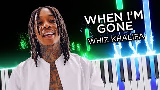 When Im Gone Intro Wiz Khalifa  Piano Tutorial [upl. by Yerd]