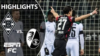 Freiburg scores SIX past Gladbach in firsthalf goalfest  Bundesliga Highlights  ESPN FC [upl. by Esyle250]