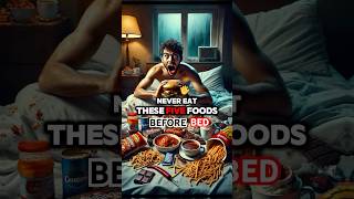 Foods You Should Never Eat Before Bed health healthtips [upl. by Bez]